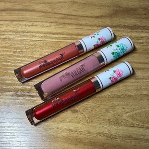 Brand new lip bundle Pretty Vulgar.